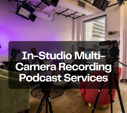 In-Studio Multi-Camera Recording Podcast Services