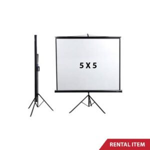 Tripod 5 x 5 Feet Projector Screen