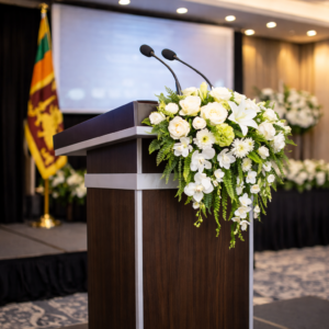 Podium Flower Decoration