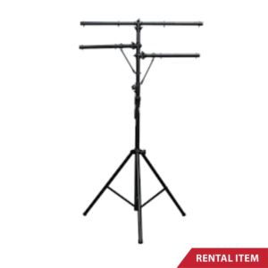 DJ T Bar Dual Sidebar Tripod Light Stand Extendable