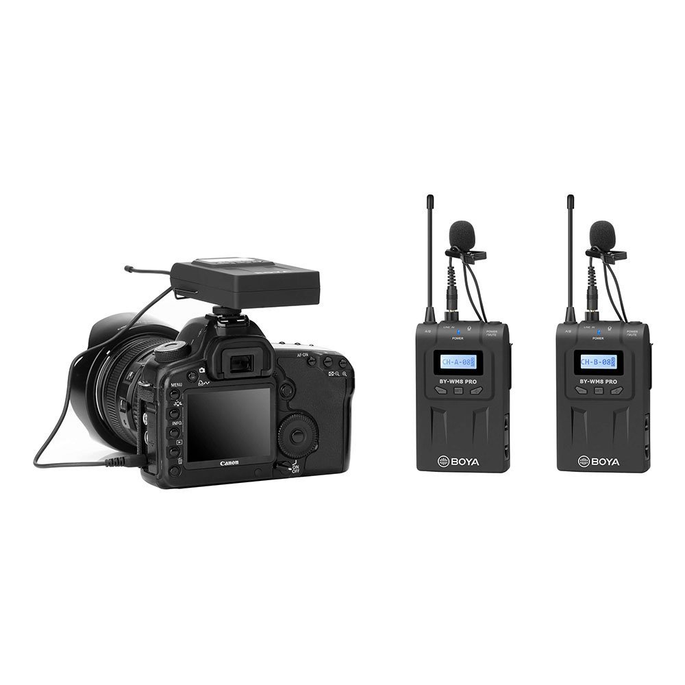 BOYA Dual Wireless Lavalier Microphone BY-WM8 Pro-K2 3 BOYA Dual Wireless Lavalier Microphone BY-WM8 Pro-K2 - Image 3