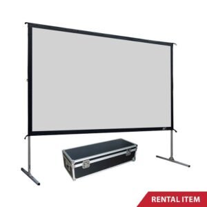 Fast Fold Projector Screen 12×9 Feet Front & Rear