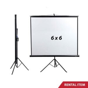 Tripod 6 x 6 Feet Projector Screen