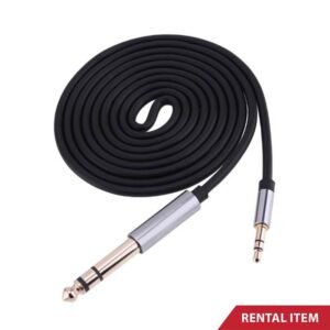3.5mm Stereo to 6.3mm Mono AUX Cable 10 Meter