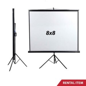 Tripod 8x8 Ft Projector Screen