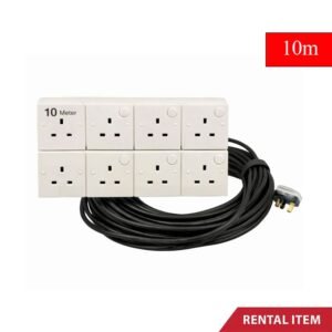 Power Extension Cord with 8 Socket 10 Meter - Custom Made