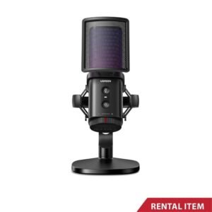 UGREEN Noise-Cancelling RGB 7-Light USB Desktop Pod Microphone