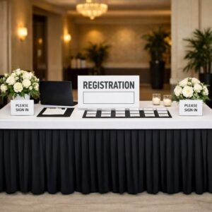 Registration Table Decoration