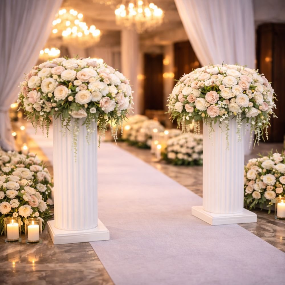 Pillar Flower Decoration 3 Pillar Flower Decoration - Image 3