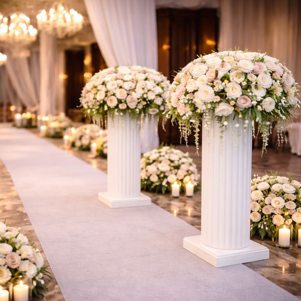 Pillar Flower Decoration 4 Pillar Flower Decoration - Image 4